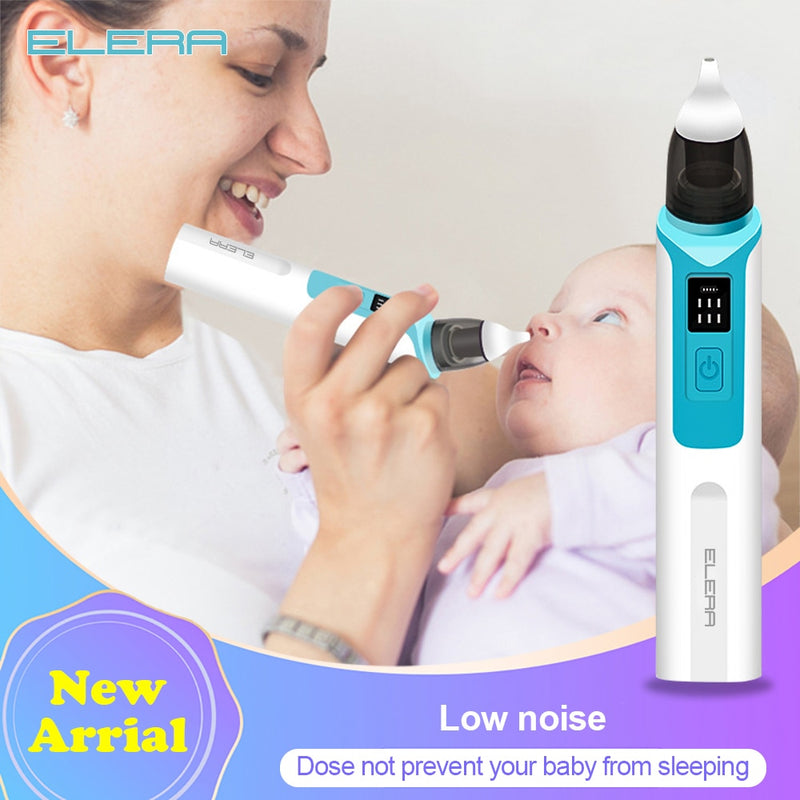 New Rechargeable Baby Nose Cleaner Silicone Adjustable Suction Child Nasal Aspirator Health Safety Convenient Low Noise