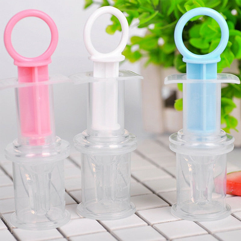 Baby smart medicine dispenser Needle Feeder Squeeze Medicine Dropper Dispenser Transparent Pacifier Kids Feeding Utensils