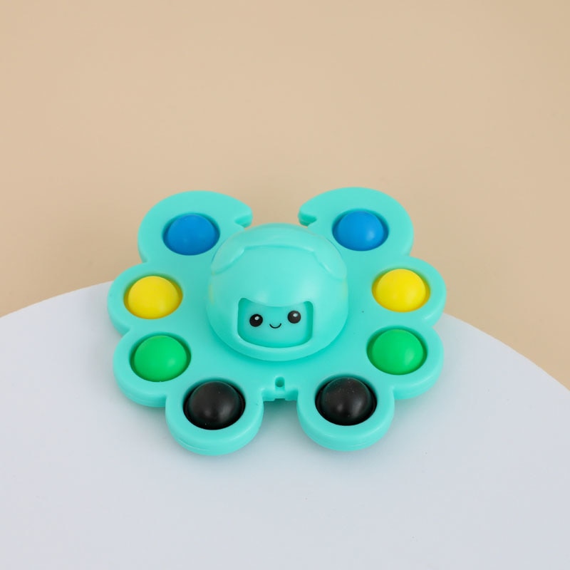 Fidget Toys Autism Stress Relief Silicone Interactive Flip Octopus Change Faces Spinner Push Pop Bubble Fidget Toy for Spinners