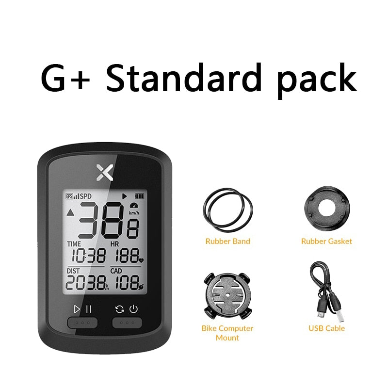 XOSS Bike Computer G Plus Wireless GPS Speedometer Waterproof Road Bike MTB Bicycle Bluetooth ANT+ with Cadence Cycling Computer