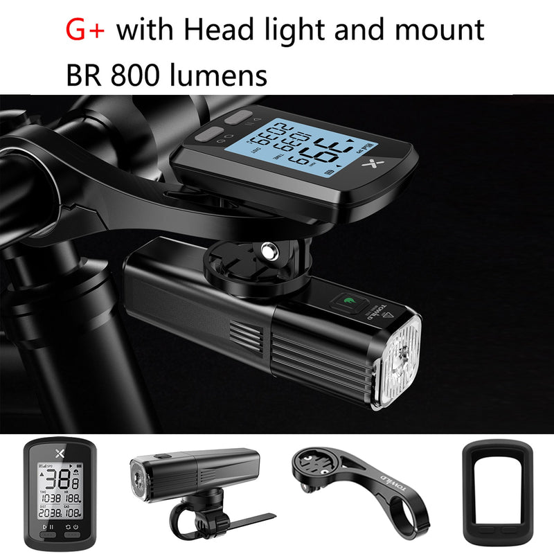 XOSS Bike Computer G Plus Wireless GPS Speedometer Waterproof Road Bike MTB Bicycle Bluetooth ANT+ with Cadence Cycling Computer