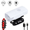 USB Rechargeable Bike Light MTB Bicycle Front Back Rear Taillight Cycling Safety Warning Light Waterproof Bicycle Lamp Flashligh