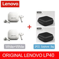 NEW Original Lenovo LP40 TWS Wireless Earphone Bluetooth5.0 Dual Stereo Noise Reduction Bass Touch Control Long Standby Earbuds