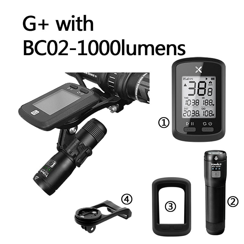 XOSS Bike Computer G Plus Wireless GPS Speedometer Waterproof Road Bike MTB Bicycle Bluetooth ANT+ with Cadence Cycling Computer