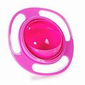 Hot Sale Design Universal Gyro Bowl Dishes Anti Spill Bowl Smooth 360 Degrees Rotation Gyroscopic Bowl For Baby Kids