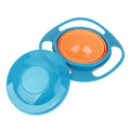 Hot Sale Design Universal Gyro Bowl Dishes Anti Spill Bowl Smooth 360 Degrees Rotation Gyroscopic Bowl For Baby Kids