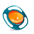 Hot Sale Design Universal Gyro Bowl Dishes Anti Spill Bowl Smooth 360 Degrees Rotation Gyroscopic Bowl For Baby Kids