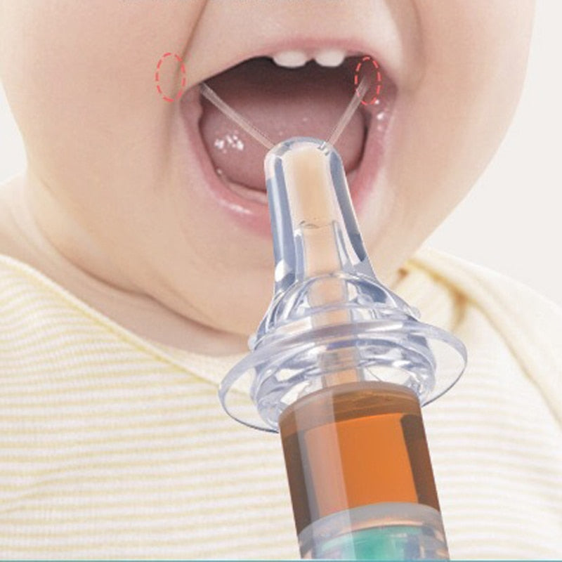 Baby smart medicine dispenser Needle Feeder Squeeze Medicine Dropper Dispenser Transparent Pacifier Kids Feeding Utensils