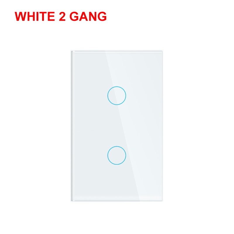 Smart Wifi Touch Switch No Neutral Wire Required Smart Home 1/2/3 Gang Light Switch 220V Support Alexa Tuya App 433RF Remote