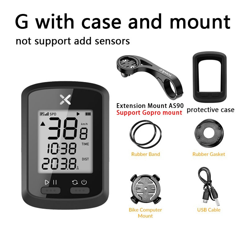 XOSS Bike Computer G Plus Wireless GPS Speedometer Waterproof Road Bike MTB Bicycle Bluetooth ANT+ with Cadence Cycling Computer